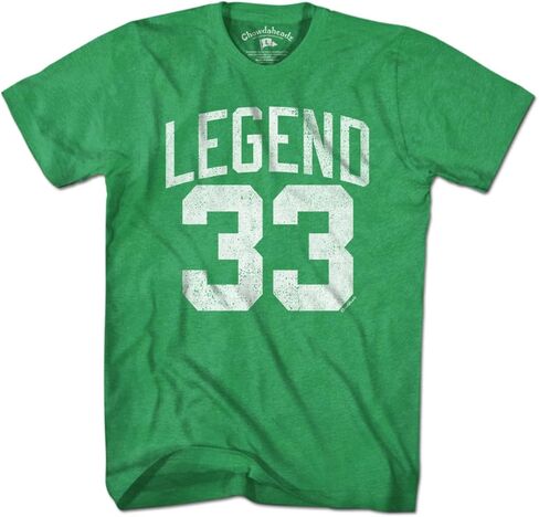 تي شيرت Legend 33 Alter Ego - تي شيرت كرة السلة بوسطن الكلاسيكي للجنسين، مزيج من القطن الناعم، مثالي للمعجبين in Saudi Arabia