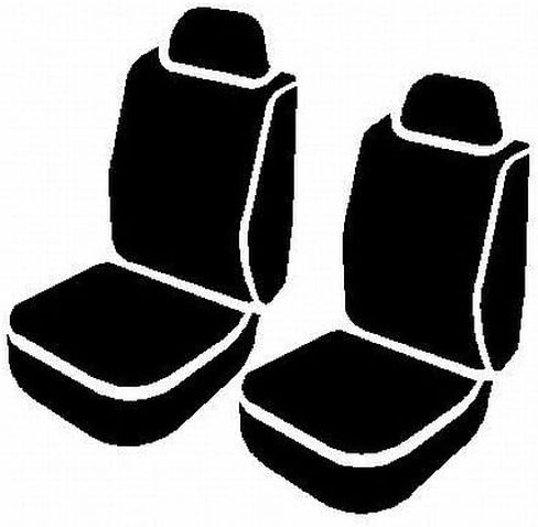 Fia NP99-43 Gray Custom Fit Front Seat Cover Bucket Seats - Neoprene (Black w/Gray Center Panel) in Saudi Arabia