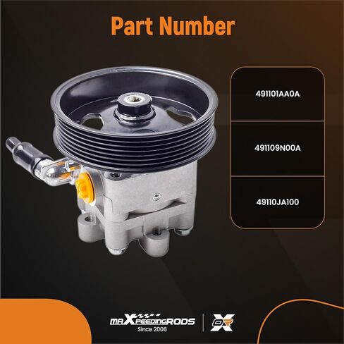 maXpeedingrods 21-5485 Power Steering Pump with Pulley for Nissan Altima 3.5L 2007-2012, Maxima & Murano 2009-2014, Replace# 49110-1AA0A, 49110-9N00A, 49110-JA100 in Saudi Arabia