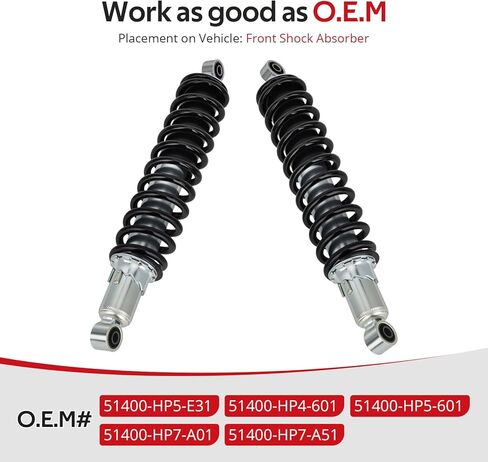 JAVIK Shock Absorber Front 2 Pcs For Honda Rancher 420 2x4 4x4 TRX420FE/FM/T-M/FA/FPA/FPE 2007-2014 in Saudi Arabia