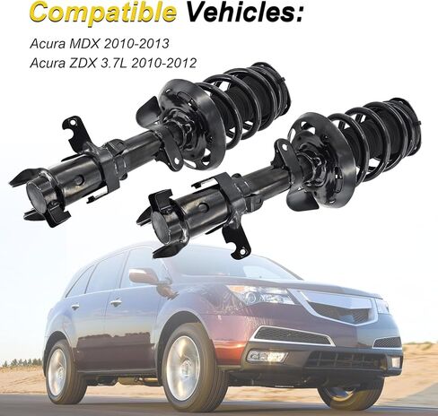 51606-STX-A58، 51606-STX-A59 زوج من دعامات ممتص الصدمات الأمامية مع مجموعة مغناطيسية متوافقة مع Acura Mdx Zdx 2010-2013،51606-STX-A58، 51605-STX-A58 in Kuwait