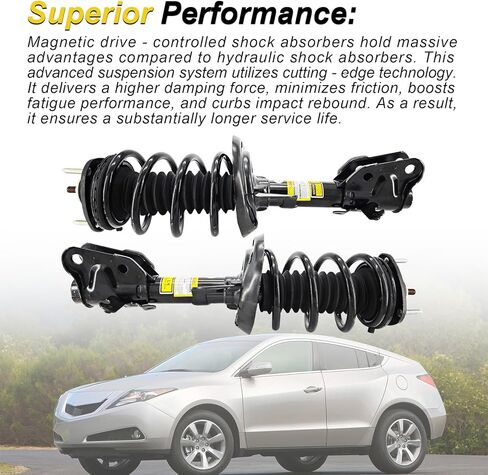 51606-STX-A58، 51606-STX-A59 زوج من دعامات ممتص الصدمات الأمامية مع مجموعة مغناطيسية متوافقة مع Acura Mdx Zdx 2010-2013،51606-STX-A58، 51605-STX-A58 in Kuwait