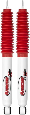 Set of Rancho RS5000X Series Front & Rear Shocks fits 2000 2002 Ram 2500 4WD with 2" Front Lift & 0" Rear Lift | Improves Performance | Includes Steering Stabilizer & TrendsAuto Decal in Saudi Arabia