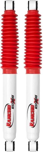 Set of Rancho RS5000X Series Front & Rear Shocks fits 2000 2002 Ram 2500 4WD with 2" Front Lift & 0" Rear Lift | Improves Performance | Includes Steering Stabilizer & TrendsAuto Decal in Saudi Arabia