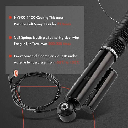 A-Premium Rear Magnetic Shock Absorber Compatible with Mercedes-Benz S211 Series E320 2005, E500 2004-2005, Passenger Side in Saudi Arabia