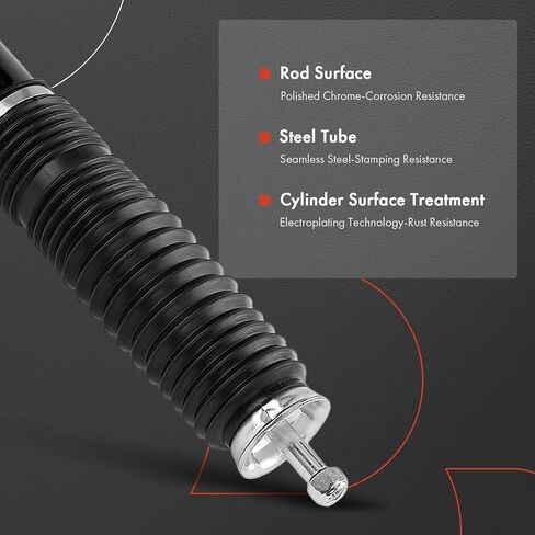 A-Premium Rear Magnetic Shock Absorber Compatible with Mercedes-Benz S211 Series E320 2005, E500 2004-2005, Passenger Side in Saudi Arabia