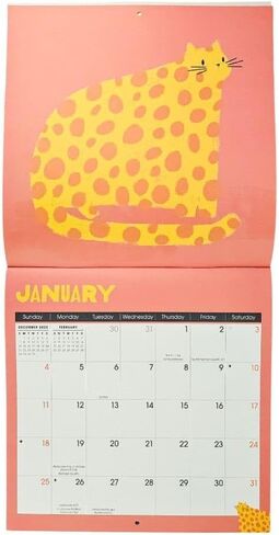 NIQUEA.D، تقويم حائط فانكي كاتس 2026 in Kuwait