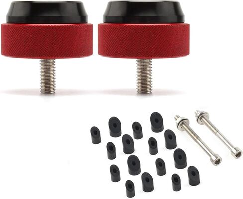 Cnaloo12 Motorcycle Cruise Control Throttle Lock, Handlebar Plugs Grip Bar End Caps Throttle Assist Control System Red Usiversal For Motorcycles with 7/8" (22mm) Handlebar End in Kuwait