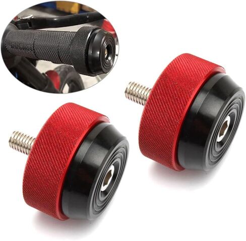 Cnaloo12 Motorcycle Cruise Control Throttle Lock, Handlebar Plugs Grip Bar End Caps Throttle Assist Control System Red Usiversal For Motorcycles with 7/8" (22mm) Handlebar End in Kuwait