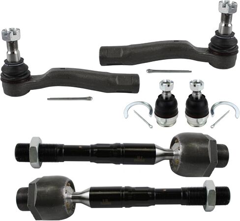 6pc Front Inner & Outer Forged Steel Steering Tie Rod Ends & Lower Suspension Ball Joints Kit For Lexus LX470, Toyota Land Cruiser in Kuwait