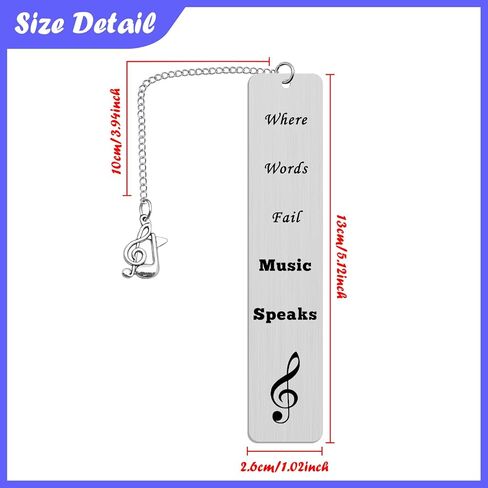 Music Lovers Gifts Musicians Gifts Bookmark Gift Music Gift for Daughter Son Encouragement Present for Guitar Piano Player Graduation Birthday Present in Saudi Arabia