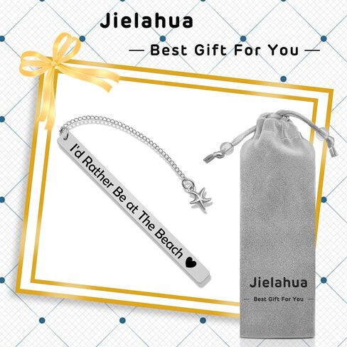 Beach Lover Gifts for Women Bookmark Beach Theme Gifts for Girls Family Friends Sisters Besties Coworkers Student Vacation Gift Birthday Present for Women Friends Metal Bookmark Graduation Present in Saudi Arabia