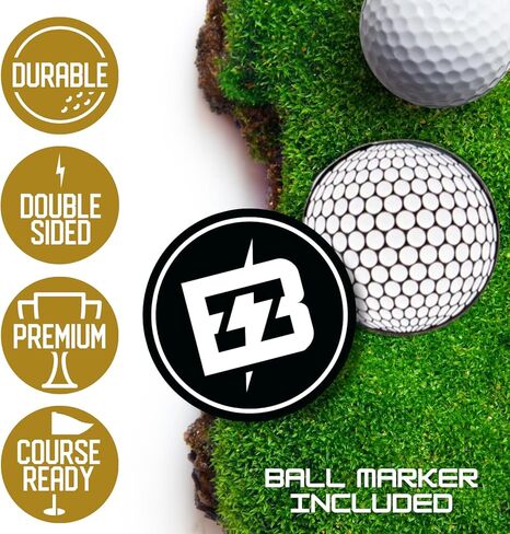 BRIMZ Cotton Golf Hat with Magnetic Brim & Tee Holder - Snapback Golf Cap for Men & Women - Magnetic Brim for Ball Marker in Saudi Arabia
