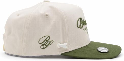 BRIMZ Cotton Golf Hat with Magnetic Brim & Tee Holder - Snapback Golf Cap for Men & Women - Magnetic Brim for Ball Marker in Saudi Arabia