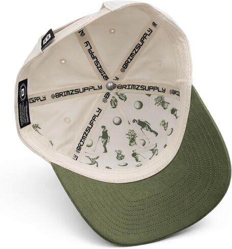BRIMZ Cotton Golf Hat with Magnetic Brim & Tee Holder - Snapback Golf Cap for Men & Women - Magnetic Brim for Ball Marker in Saudi Arabia