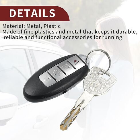 Keyless Entry Remote for Nissan Altima 2007-2012 315Mhz KR55WK48903 4 Button Reusable | Control Replacement Car Key Fob 1 Pcs for Nissan Maxima 2009-2014 in Saudi Arabia