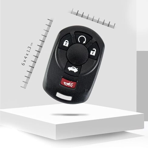 Remote Car Key Keyless Entry Transmitter Replacement for 2005/2006/2007 Cadillac STS/Chevrolet Corvette M3N65981403 315 MHz (Single) in Kuwait
