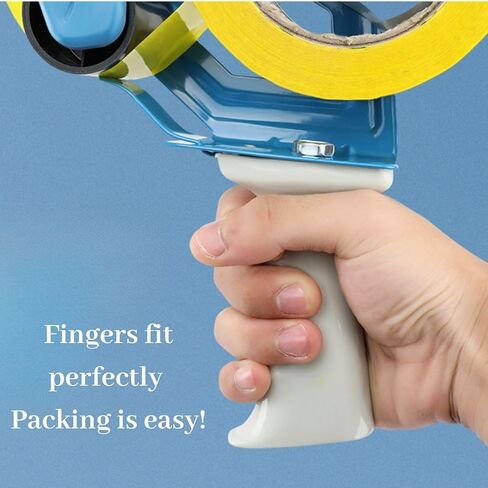 3-Inch Heavy Duty Packaging Tape Gun 4 Pcs Packing Tape Dispenser Gun Non Slip Silicone Handle Portable for Packing Boxes & Moving Box Sealing(Without Tape) in Kuwait