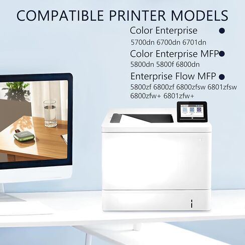 213A Toner Cartridge for HP 213A 213X 213Y for HP Color LaserJet Enterprise 5700dn 6701dn 5800dn 6801dn,Enterprise 5700 5800 6700 6701 6800 6801 Series Printers in Kuwait