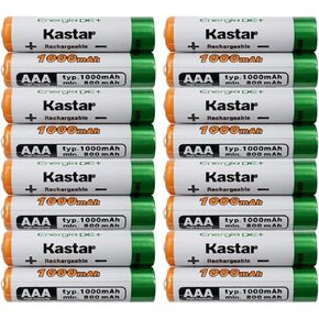 Kastar 12 قطعة استبدال البطارية لباناسونيك KX-TG4743 TG4744 TG4745 TG4746B TG4753 TG4763 TG4771 TG4771B TG4772 TG4772B TG4773 TG4773B TG4784 TG4793 TG484SK TG572SK TG585SK TG6311S TG6312S TG6313 in Kuwait