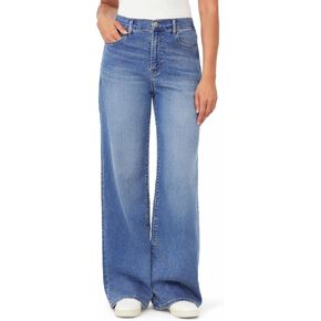 kensie Jeans for Women The Carla High-Rise Knit Denim Wide Leg 32-Inch Inseam, Sizes 0-12 in Kuwait