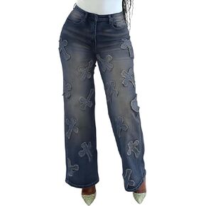 PerZeal Women's Flare Bell Bottom Jeans 2026 Mid Waisted Wide Leg Bootcut Jeans Stretchy Denim Pants with Pocket in Kuwait