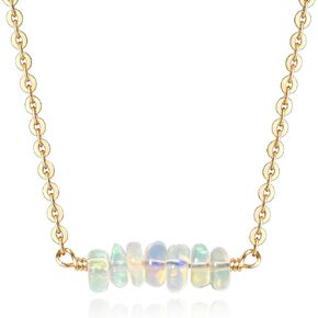 قلادة شريطية ذهبية MTMY مطلية بالذهب عيار 14 قيراط قلادة على شكل شريط ملون للنساء مجوهرات أنيقة in Kuwait