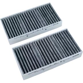 Cabin Air Filter Fits for Mercedes-Benz ML350, ML400, GL450, GL550, GL350, GLS450, GLS550, ML550, GL63 AMG, ML63 AMG, GLS63 AMG, GLE400, GLE63 AMG, Replacement for 1668300318, (Set of 2) in Kuwait