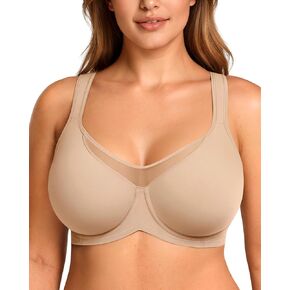 حمالات صدر صغيرة للنساء تغطية كاملة كبار السن داعمة Underwire غير مبطنة تي شيرت حمالة صدر دانتيل مقاس كبير تمثال نصفي كبير in Kuwait