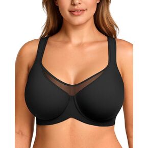 حمالات صدر صغيرة للنساء تغطية كاملة كبار السن داعمة Underwire غير مبطنة تي شيرت حمالة صدر دانتيل مقاس كبير تمثال نصفي كبير in Kuwait