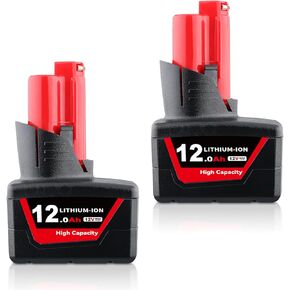 manufer 7.0ah m-12 12v 2pack استبدال لميلووكي 12v ليثيوم أيون متوافق مع 48-11-2420 48-11-2440 48-11-2402 48-11-2411 48-11-2410 12 فولت أدوات كهربائية لاسلكية in Kuwait