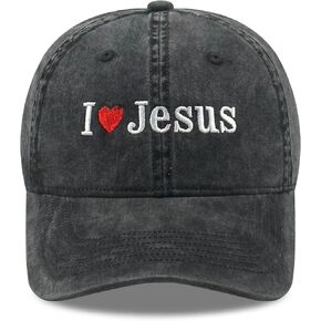 Inspirational Christian Baseball Cap, Adjustable Embroidered Cotton Hat for Men Women Dad Hat Gifts for His Her in Saudi Arabia