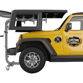 RollnJack Hard Top Removal Lift for Jeeps: 2007 -to- Present Jeeps (JK & JL), 2 and 4-Door Jeeps, Lifted Jeeps. Quick and Easy Assembly! Take Off Your Top in a Matter of Minutes in Kuwait