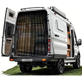 شاشة حشرات مغناطيسية مقاس 65 بوصة ارتفاع × 65 بوصة عرض تناسب سيارات مرسيدس سبرينتر وفورد ترانزيت وشبكة ناموسية مغناطيسية للباب الخلفي والسقف القياسي من بروماستر لسيارة فان in Kuwait