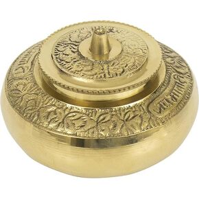 صندوق نحاسي إتيرالز بوجا | بوجا | رولي | شوال | بوجا بوكس ​​| دابي | ديبي | داني | حامل غطاء داني - وعاء، صغير in Kuwait