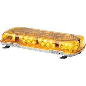 Whelen Engineering Century Series Super-LED Mini Lightbar, 16" Permanent Mount - Amber w/ Clear Dome in Kuwait