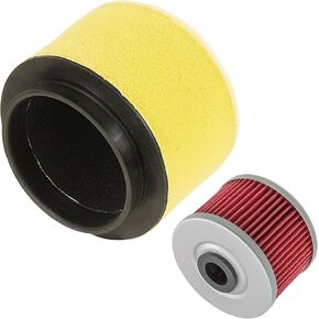 Caltric Air & Oil Filter Compatible with Honda Big Red 250 ATC250ES 1985-1987 17254-HA0-000 15410-KF0-010 in Kuwait