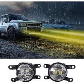 Car High Power Fog Lamp for 2024 2025 2026 Toyota Land Cruiser 250 1958 Prado Lc250 J250 Led Lens Front Fog Lamp Decorative Lamp Exterior Modification Accessories in Kuwait