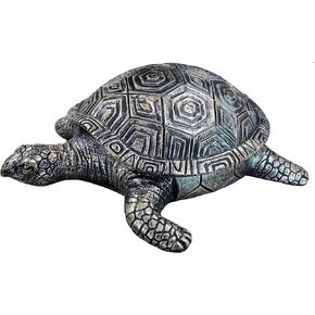 ديكور سلحفاة، تمثال راتنج مصنوع يدويًا يجلب الحظ السعيد والصحة والديكورات التي يمكن تطبيقها في المنزل وغرفة المعيشة وغرفة النوم وطاولة المكتب في الداخل. هدايا للنساء والأم والأصدقاء in Kuwait