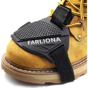 FARLIONA Motorcycle Motorbike shift Pad, Shoe Boot Cover Protector, Useful Gear Shifter Accessories, Black, Medium in Kuwait