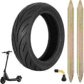 JIAYAN 9x2.3" Electric Scooter Tubeless for NIU KQi 100P Electric Scooter, Explosion-Proof Rubber Wheel Parts with Wear-Resistant Design for Urban Commuting-1Pack in Kuwait