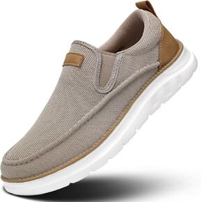 Mens Casual Slip in Shoes Boat Slip On Loafers Fashion Walking Dress Sneakers Work Lightweight Mesh Oxfords Soft Sole in Kuwait