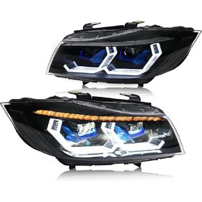 Headlights for BMW 2009-2012 E90 E91 3-Series 328i 335i 4dr Sedan Headlamp/Frontlights E90 E91 3-Series 2009/2010/2011/2012 Headlight(For 09-12 Xenon Ver) in Saudi Arabia