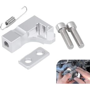 5 PCS Car Intake Manifold Repair Bracket, P2015 Code Repair Bracket Gasket Spring and Screws, OEM# 03L129711E 03L129711AG, Compatible with Volkswagen Audi Skoda (Silver) in Kuwait