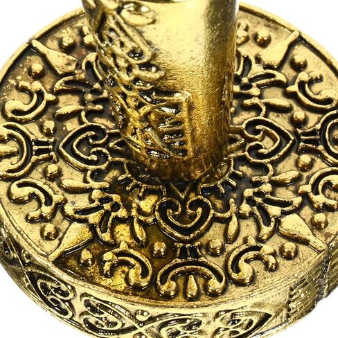 NUOBESTY Retro Metal Single Pen Holder for Desk Vintage Style Pen Stand Base Suitable for Fountain Quill and Writing Office Desk Organizer in Saudi Arabia