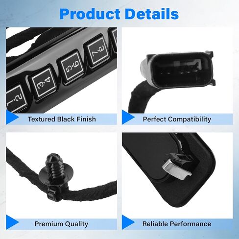 Keyless Entry Keypad Driver Side Compatible with 2015-2020 Ford F-150 2017-2020 F-250 F-350 F-450 F-550 Super Duty, Keyless Lock Pad Replace OE# FL3Z-14A626-AD 601-046 Keypad Actuator Assembly in Kuwait