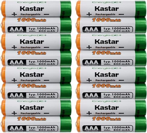 Kastar 12 قطعة استبدال البطارية لباناسونيك KX-TG4743 TG4744 TG4745 TG4746B TG4753 TG4763 TG4771 TG4771B TG4772 TG4772B TG4773 TG4773B TG4784 TG4793 TG484SK TG572SK TG585SK TG6311S TG6312S TG6313 in Kuwait