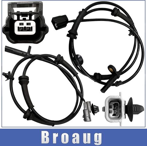 2 Pcs Rear ABS Wheel Speed Sensors (Left & Right) Compatible with Nissan Pathfinder (2013-2021) / Infiniti QX60 (2014-2020), JX35 (2013) - Replaces OE 47901-3JA0A & 47900-3JA0A in Saudi Arabia
