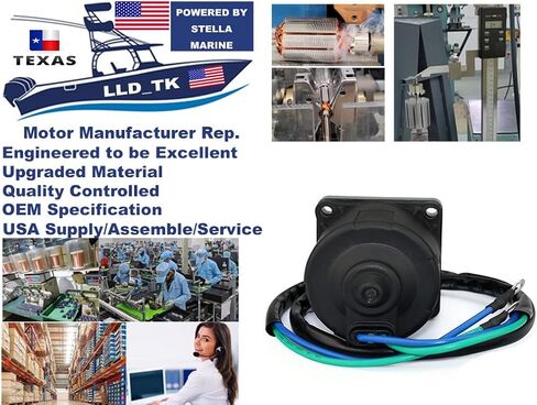 Tilt Trim Motor Compatible with Suzuki Outboard DF 60 70 DT 65 75 85 115 140 HP 3810-99E01, 3810-99E01-OEP, 38100-95E01-OED in Kuwait