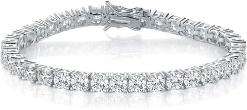 MDFUN Tennis Bracelet for Women 3mm Cubic Zirconia 18K White Gold/Yellow Gold Plated in Saudi Arabia